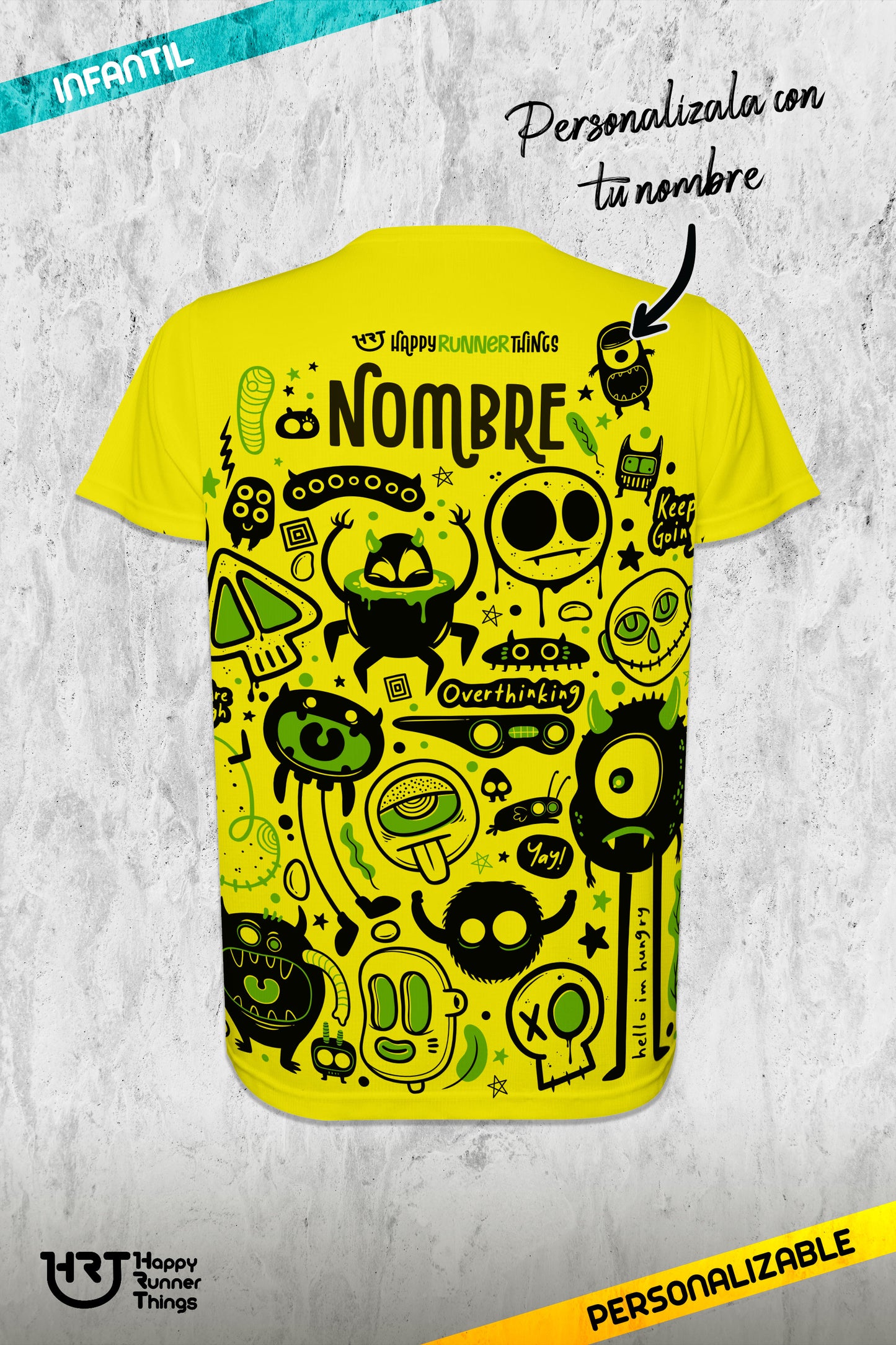 Monsters & ME - Camiseta ECO Técnica Junior/Kids