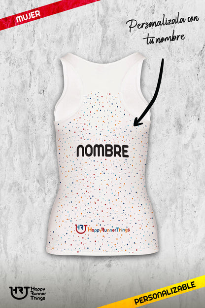 Run In Colors - Camiseta Running Mujer - Tirantes