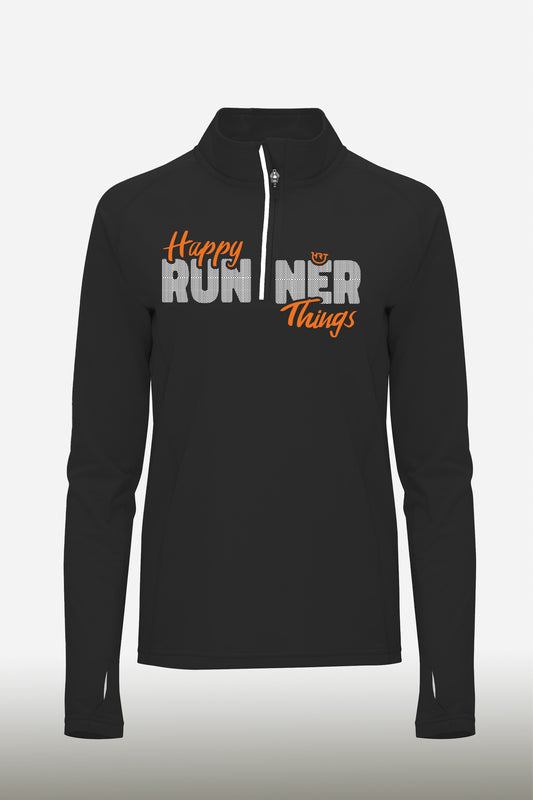 Happy Runner - Negro - Sudadera Técnica Mujer