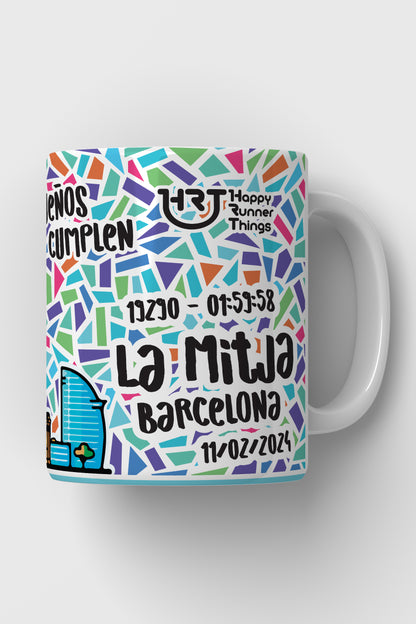 Trazados - Taza - Media Maratón Barcelona