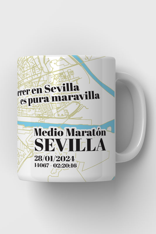 Trazados - Taza - Medio Maratón Sevilla