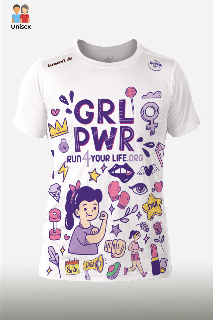 GRL PWR - Camiseta Técnica Unisex