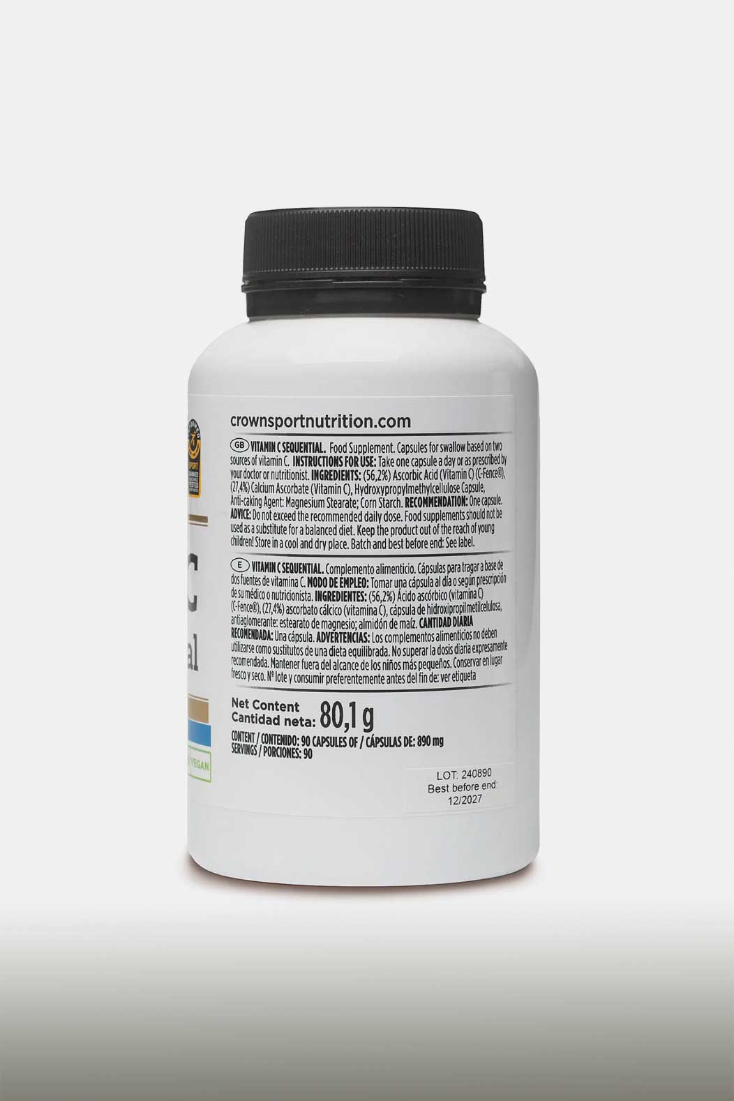VITAMINA C SEQUENTIAL - Crown Nutrition Sport