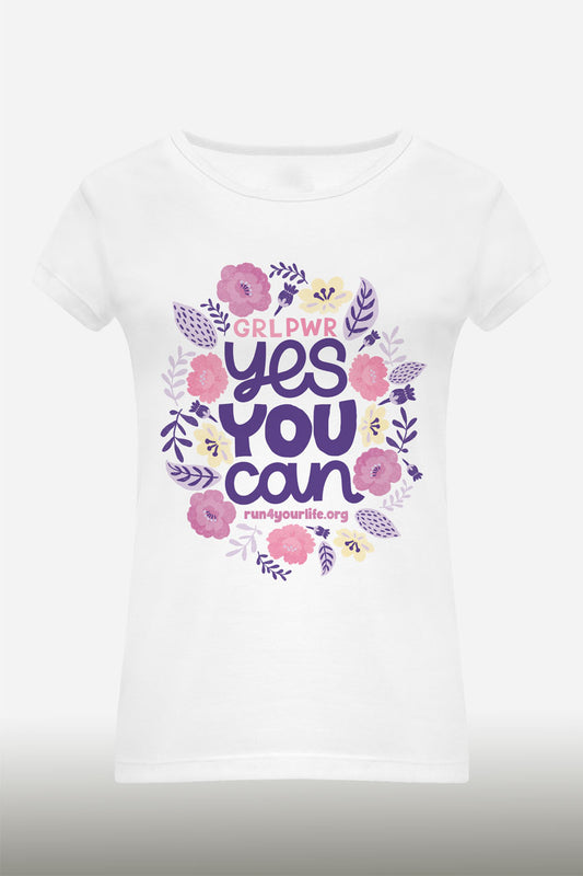 GRL PWR - Camiseta Casual Mujer