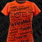 Hashtag  - Camiseta Running Mujer - Naranja