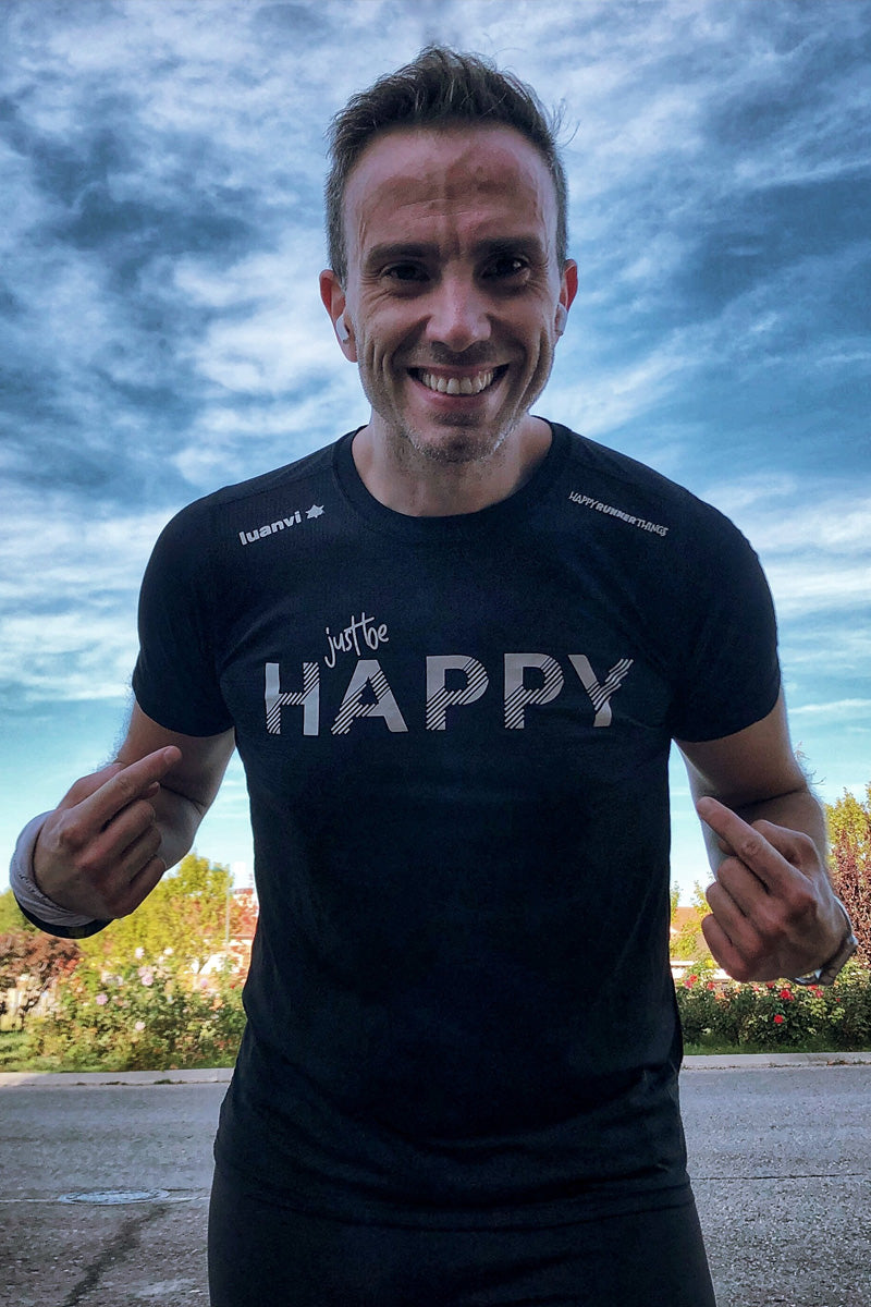 Just Be Happy - Camiseta Técnica Unisex