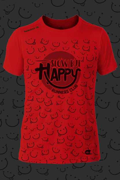 Slow But Happy - Camiseta Técnica Unisex - 2019