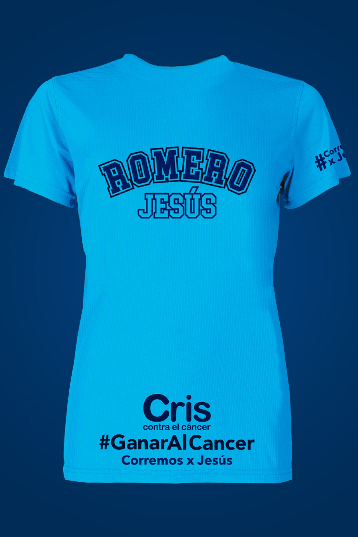 Corremos x Jesús - Camiseta Técnica Solidaria Mujer