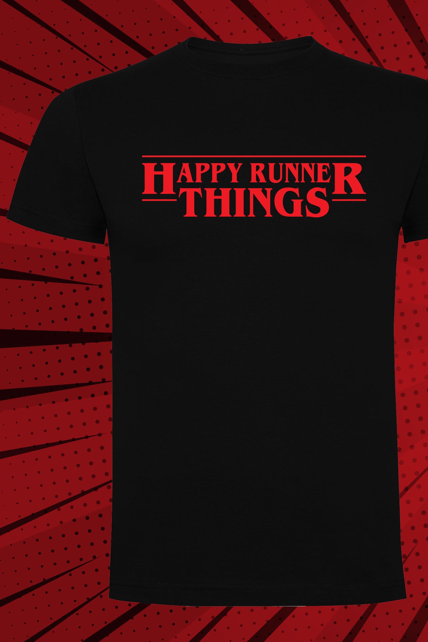 Stranger Runner Things - Camiseta Casual Unisex