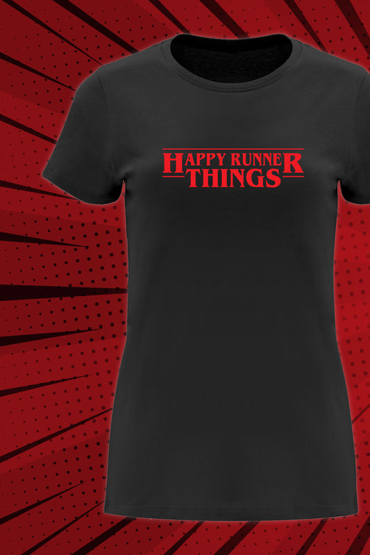 Stranger Runner Things - Camiseta Casual Mujer