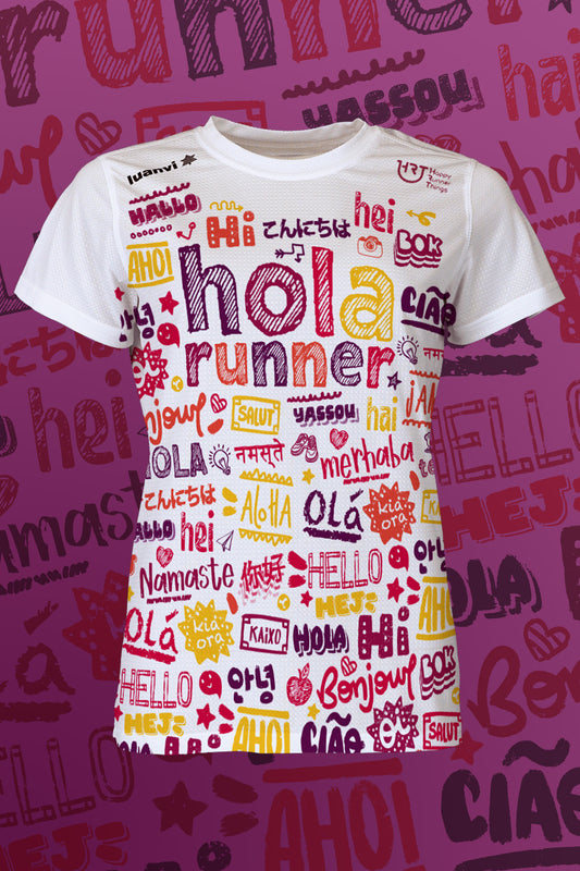 Hola Runner - Camiseta Running Mujer