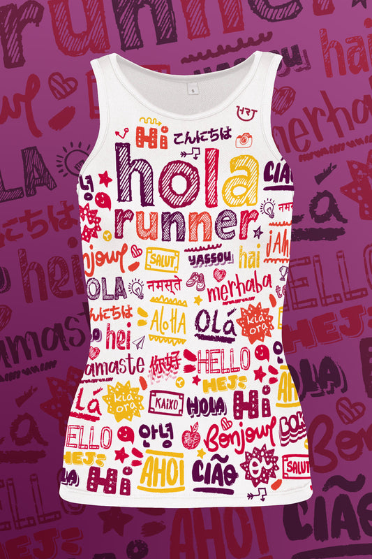Hola Runner - Camiseta Running Tirantes Mujer