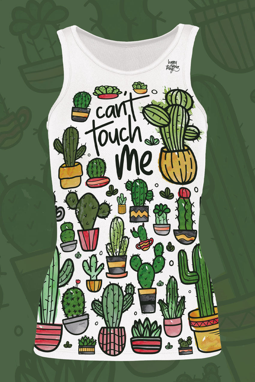 Can't Touch Me - Camiseta Técnica Mujer – Happy Runner Things