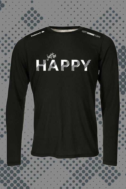 Just Be Happy - Camiseta Técnica Unisex - Manga Larga