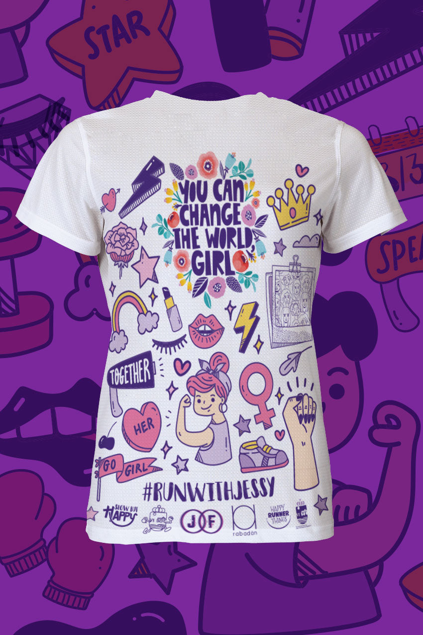 GRL PWR - Camiseta Técnica Mujer
