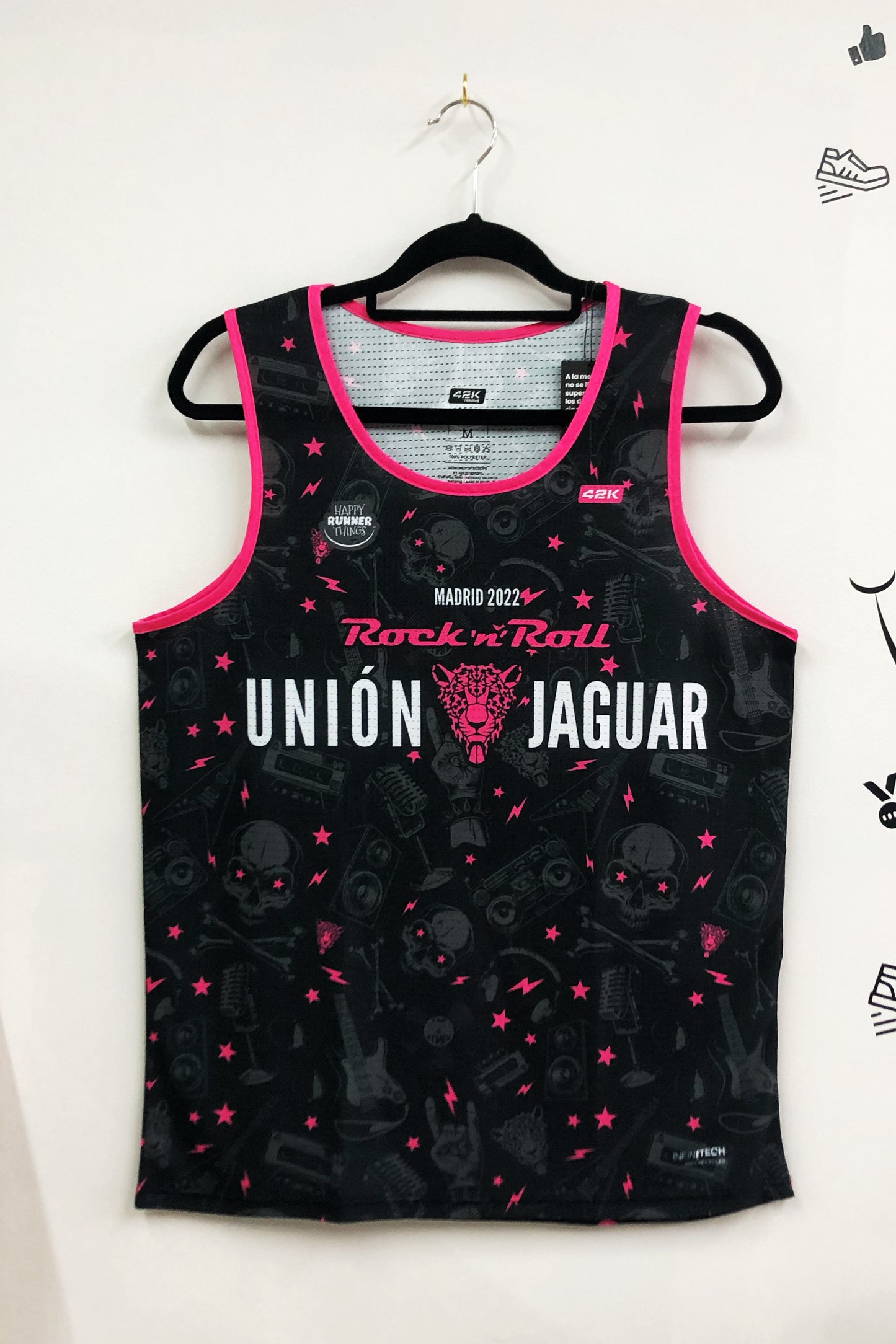 Unión Jaguar - Camiseta Tirantes Maratón Madrid 2022