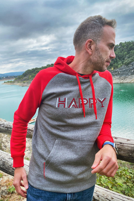 Happy in Red - Hoodie Unisex