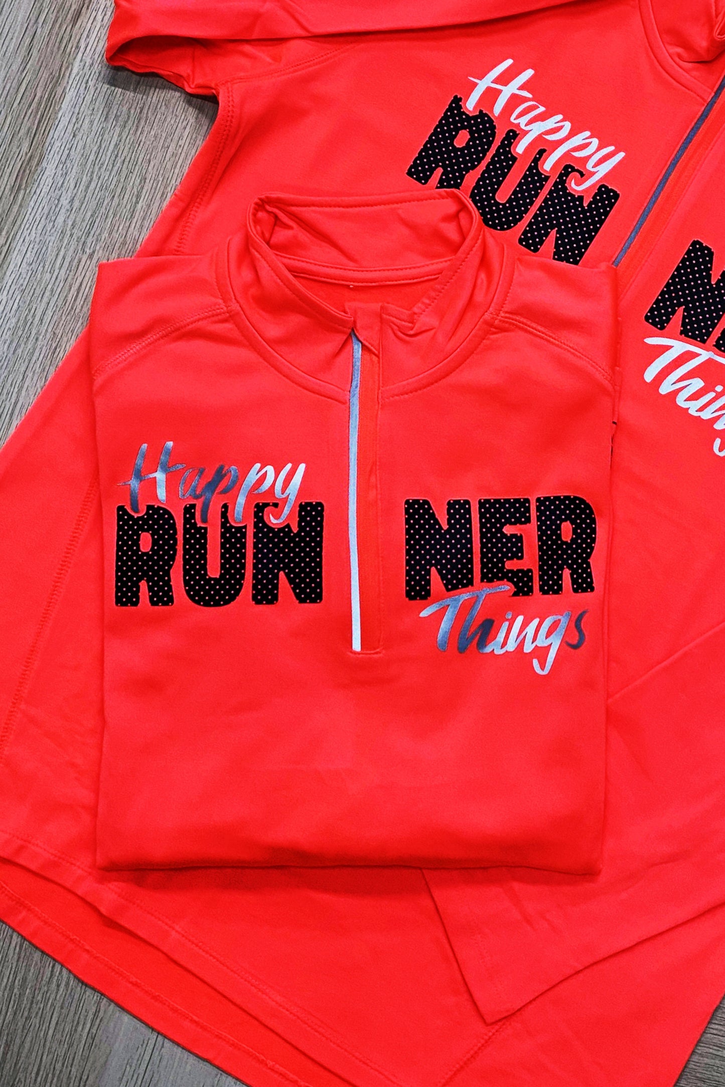 Happy Runner - Coral - Sudadera Técnica Unisex