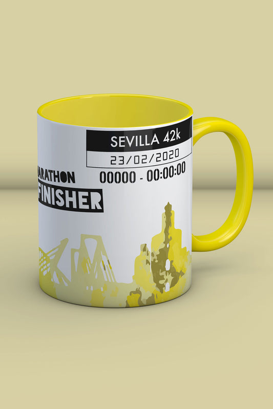 Trazados - Taza - Maratón Sevilla